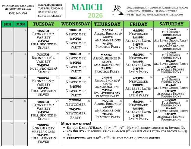 Gainesville March 2026