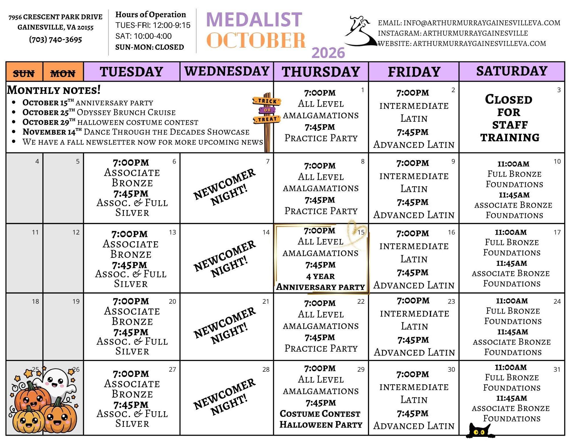 October 2026 - Gainesville - Medalist